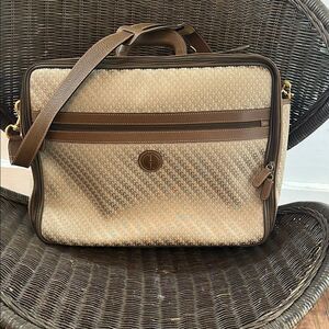 Vintage GUCCI GG Monogram Shoulder Travel Bag AUTHENTIC